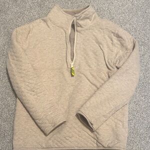 Boys Beige Quarter-Zip Sweater Jcrew